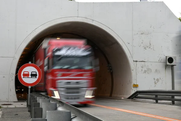 Entrée Tunnel Sur Pyhrnautobahn Haute Autriche Autriche — Photo