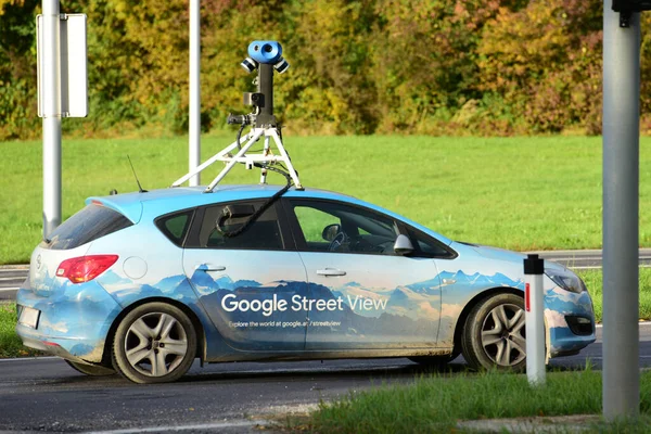 Steyrermhl, Yukarı Avusturya, Avusturya ve Avrupa 'daki A1 otoyolunun yakınında bir Google Street View aracı -
