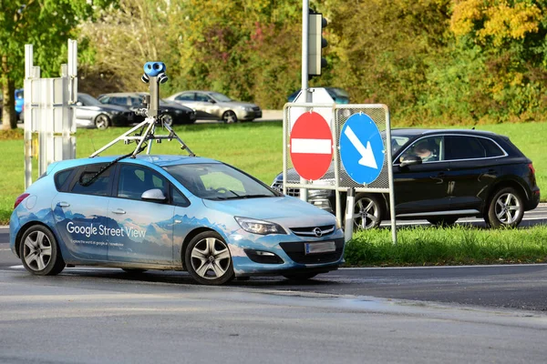 Vehículo Google Street View Cerca Autopista Steyrermhl Alta Austria Austria — Foto de Stock