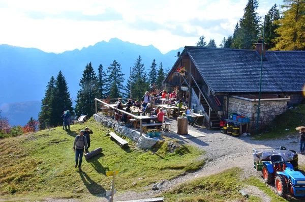 Katringipfel 1542 Katrinalm 1393 Bad Ischl Salzkammergut Dystrykt Gmunden Górna — Zdjęcie stockowe