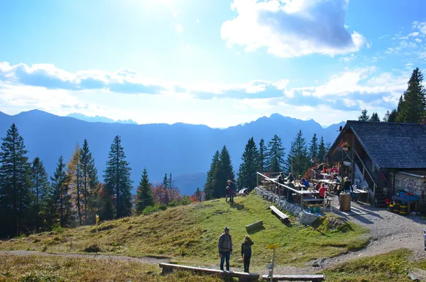 Katringipfel 1542 Meter Dan Katrinalm 1393 Meter Bad Ischl Salzkammergut — Stok Foto