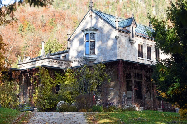 Marmorschloessl Parku Kaiserpark Bad Ischl Salzkammergut Górna Austria Austria Europa — Zdjęcie stockowe