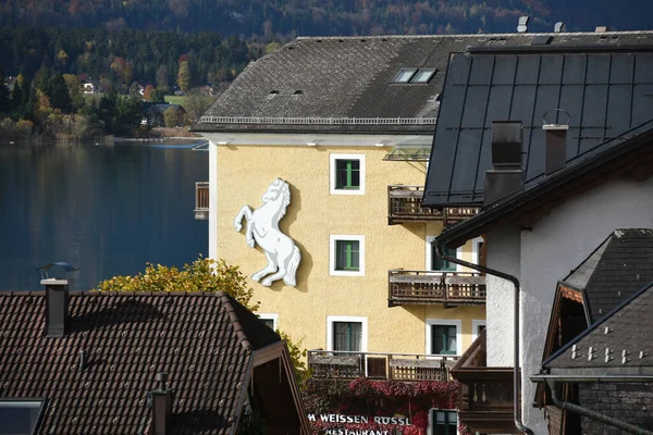 Hotel Weisses Roessl Sankt Wolfgang Opper Oostenrijk Oostenrijk Europa — Stockfoto