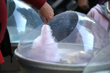 Sankt Wolfgang, Avusturya, Avrupa 'daki Kirtag' da pamuk şeker