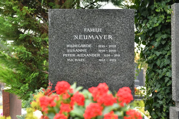Могила Петра Александра Кладбище Вене Австрия Европа — стоковое фото