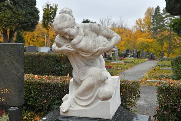 Cemitério Vienna Áustria Europa — Fotografia de Stock