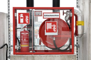 Viyana, Avusturya ve Avrupa 'daki bir mağazada yangın söndürme sistemi