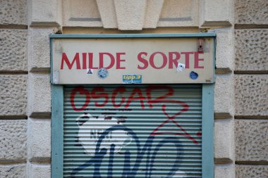 Viyana, Avusturya ve Europ 'ta kapalı bir tütün dükkanı