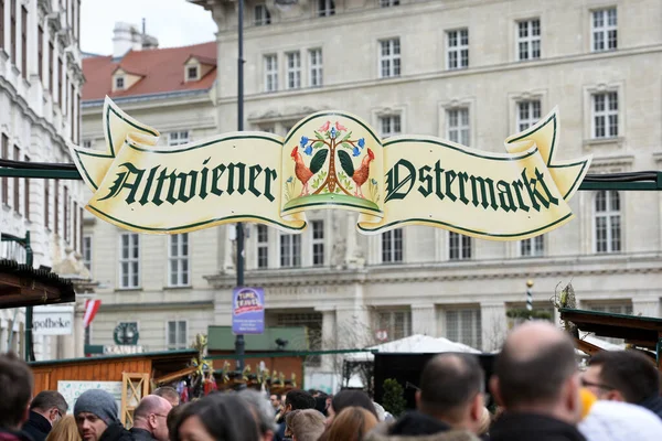 Viyana 'da Freyung' daki Paskalya Pazarı