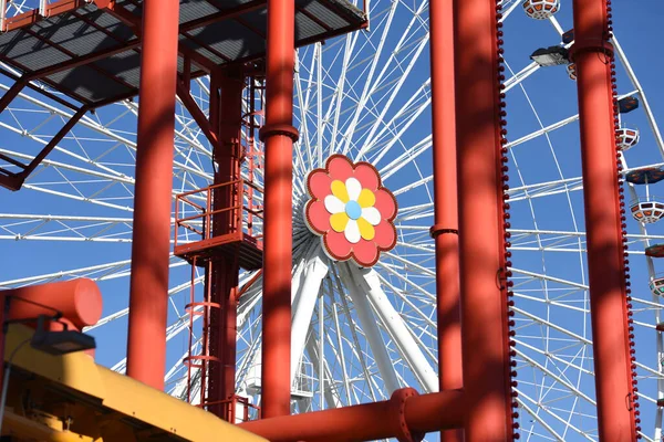 Wielki Park Rozrywki Prater Wiedniu Austria Europa — Zdjęcie stockowe