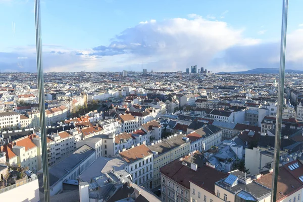 Sobre Los Tejados Viena Vista Ciudad Desde Casa Del Mar —  Fotos de Stock