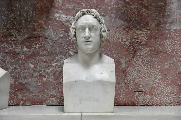 Walhalla Memorial Bavaria Marble Busts Important German Personalities — Stock Photo, Image