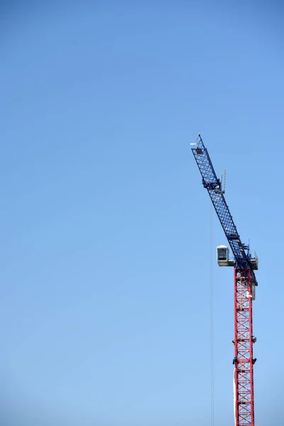 Construction Crane Construction Site Upper Austria — Foto de Stock