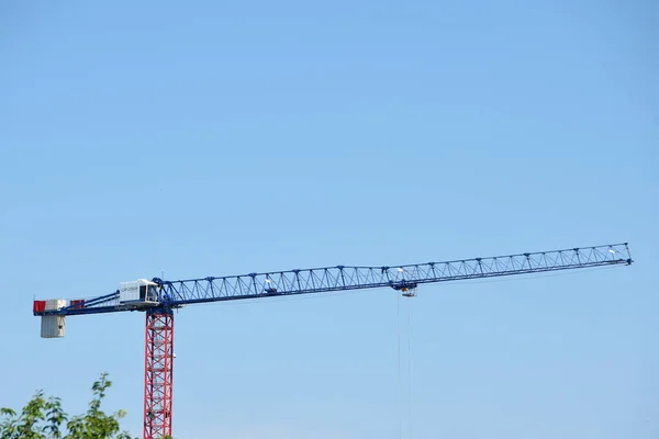 Construction Crane Construction Site Upper Austria — ストック写真