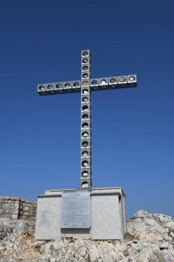 Feuerkogel Platosu 'nda Alberfeldkogel Zirvesi (Ebensee, Salzkammergut, Gmunden Bölgesi, Yukarı Au