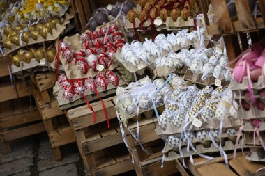 Viyana 'da Freyung' daki Paskalya Pazarı