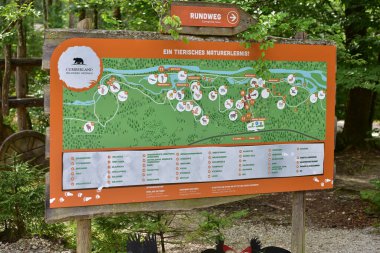 Wildlife park in Gruenau im Almtal, Austria