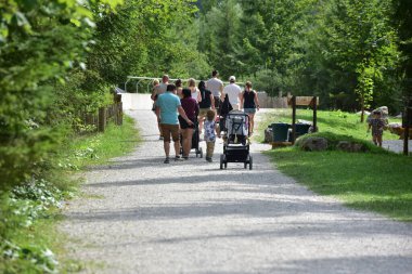 Wildlife park in Gruenau im Almtal, Austria