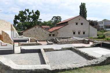 Roman town and archaeological excavations in Carnuntum, Austria