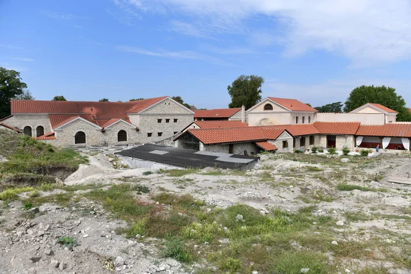 Roman town and archaeological excavations in Carnuntum, Austria