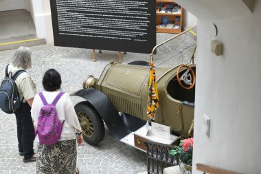 Castle Artstetten in Lower Austria with the tomb of the heir to the throne Franz Ferdinand, who was murdered in Sarajevo. The murder triggered World War I