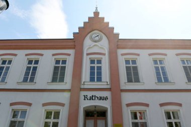 Aşağı Avusturya 'daki Marchegg belediye binası (Marchland