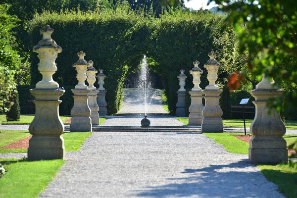 Сад Монастыре Фефелин Австрийском Городе Ловер Австрия — стоковое фото