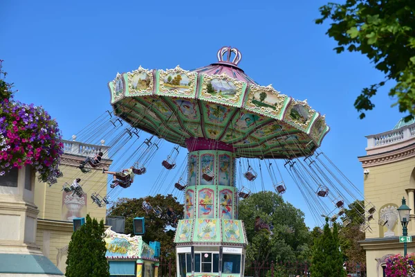 Carousel Entrance Prater Amusement Park Vienna — Stock Photo, Image