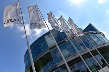 Audi fabrikası Ingolstadt, Bavyera 'daki merkezde.