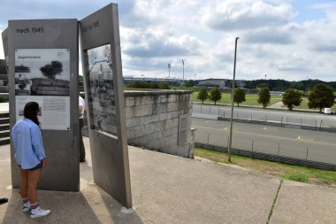Zeppelin alanı eski Nazi Partisi Ralli Alanı Nuremberg, Bavyera, Almanya