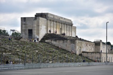 Zeppelin alanı eski Nazi Partisi Ralli Alanı Nuremberg, Bavyera, Almanya