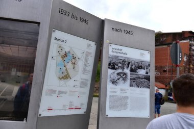 Eski Nazi Partisi Kongre Salonu Nuremberg, Bavyera, Almanya