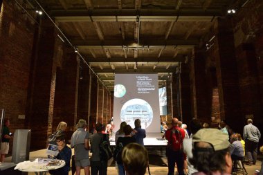 Nuremberg, Bavyera, Almanya 'daki eski Nazi Partisi Ralli Alanındaki Kongre Salonundaki Belgelendirme Merkezi