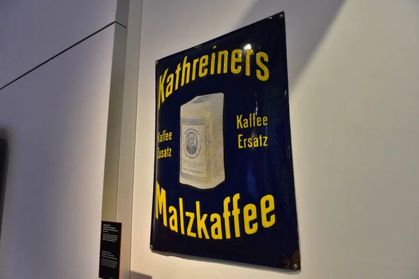 Deutsche Bahn Museum Nuremberga Assine Para Café Malte Kathreiner — Fotografia de Stock