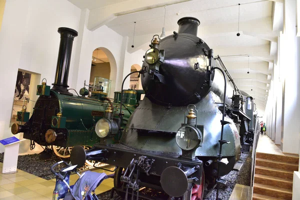 Museu Deutsche Bahn Nuremberga Baviera Alemanha — Fotografia de Stock