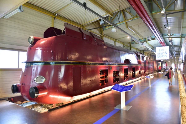 Museum Deutsche Bahn Nuremberg Bavaria Germany — стокове фото