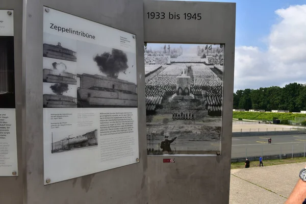 Zeppelin Veld Voormalige Nazi Partij Rally Grounds Neurenberg Beieren Duitsland — Stockfoto