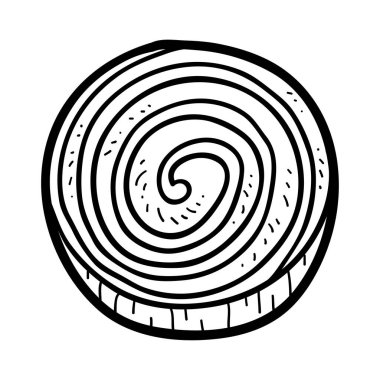 Çocuklar için boyama kitabı, Cookie, daire şeklinde.