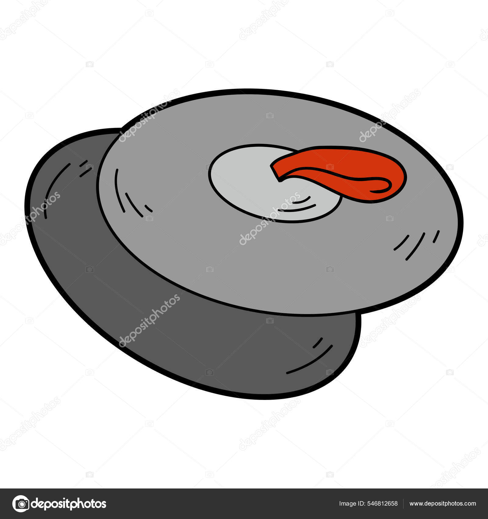 Ilustración Vectorial Dibujos Animados Platillos Colorido Instrumento