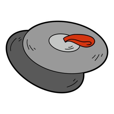 Çizgi film vektör çizimi, ziller. Renkli müzik aleti