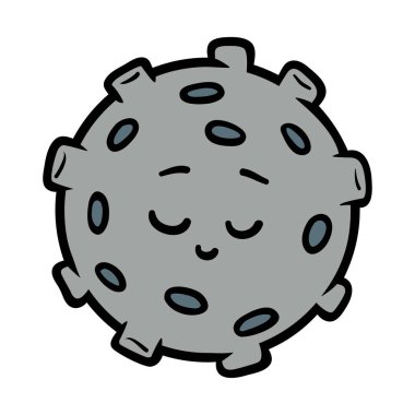 Çocuklar için çizgi film vektör illüstrasyonuName