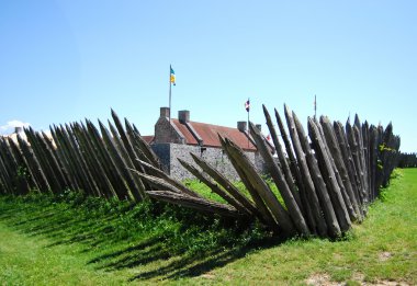 fort ticonderoga, new york, dış çit