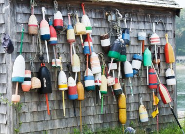 ıstakoz şamandıralar duvar