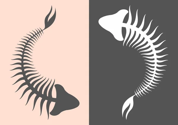 โครงกระดูกปลา — ภาพเวกเตอร์สต็อก