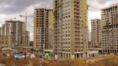 Moskova, Prokshino 'da A101' den bir iskan kompleksi inşa edilmektedir..