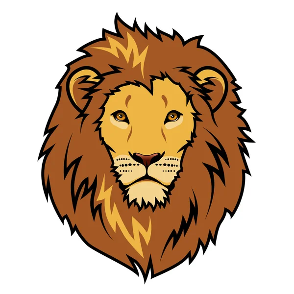 Głowa lwa — Wektor stockowy