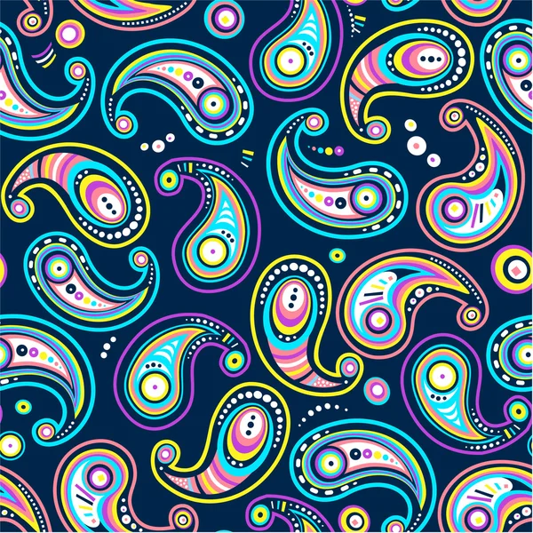 Patrón Paisley — Vector de stock