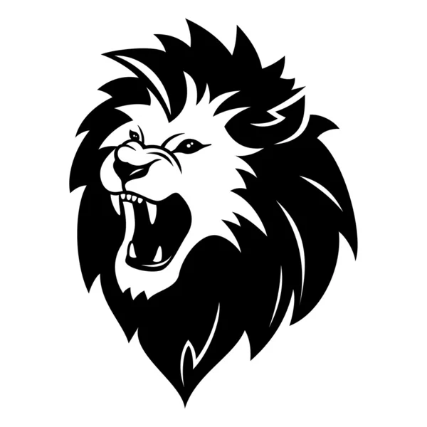 Lion Head — Stock Vector