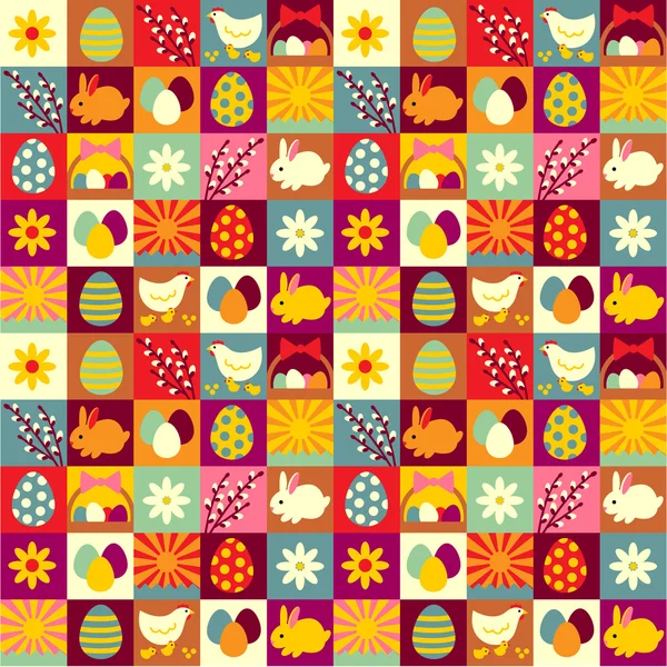 Easter pattern — Stock Vector