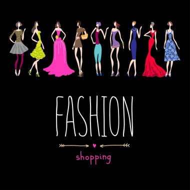 moda alışveriş arka plan